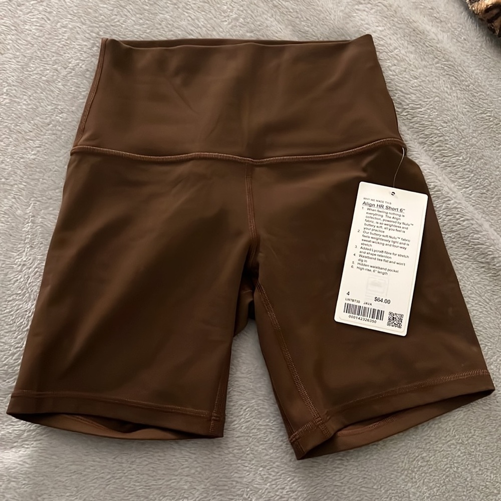 Lululemon align high rise shorts